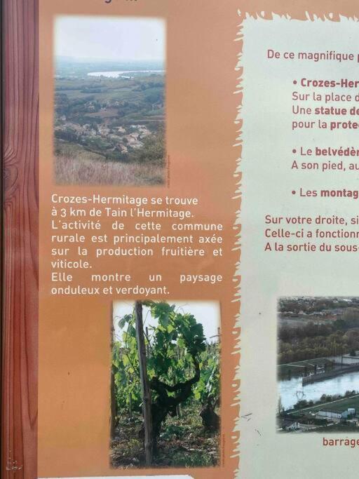 Pres Des Vignes Apartment Crozes-Hermitage Luaran gambar